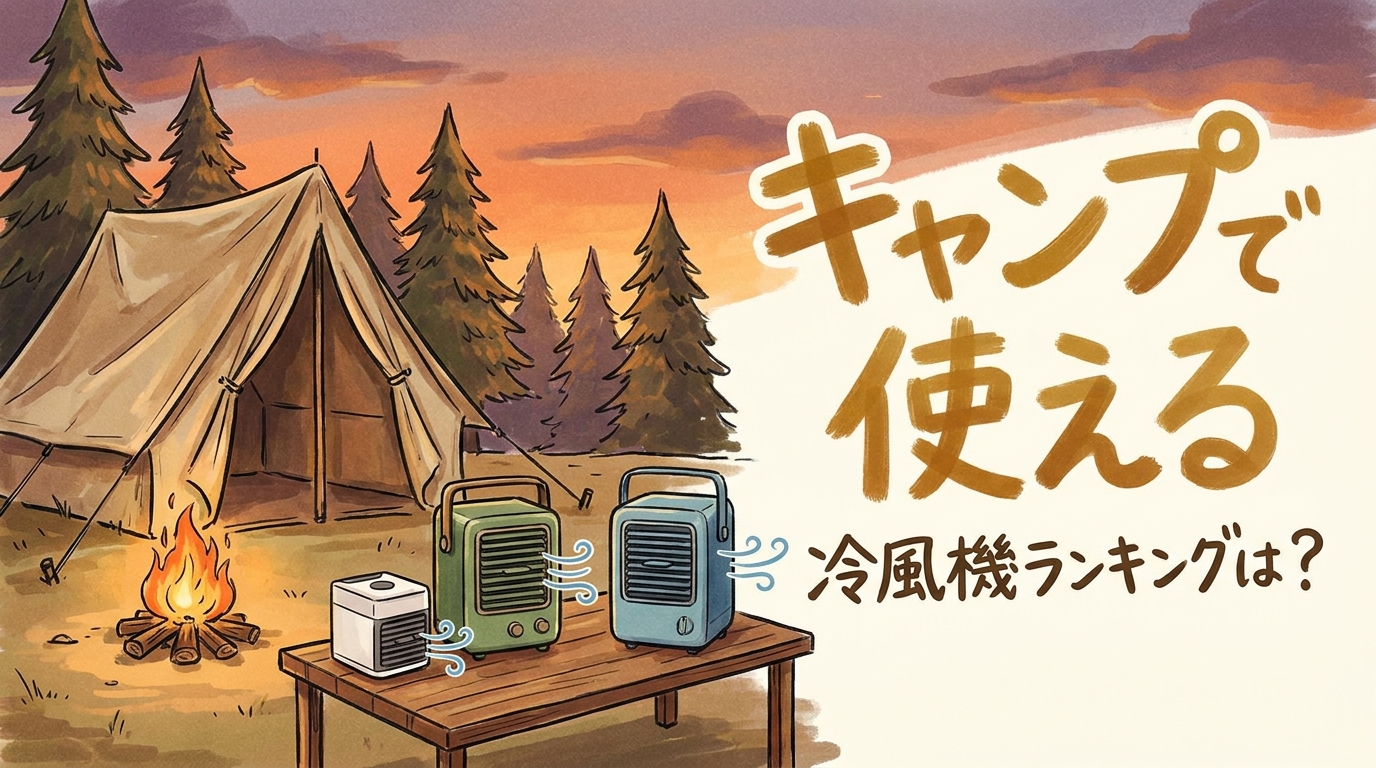 キャンプで使える冷風機ランキングは?