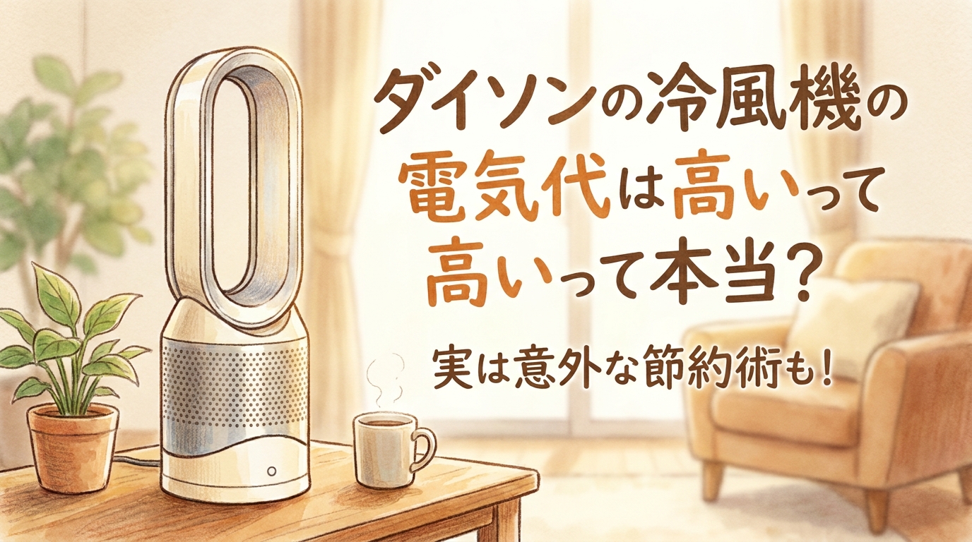 ダイソンの冷風機の電気代は高いって本当？