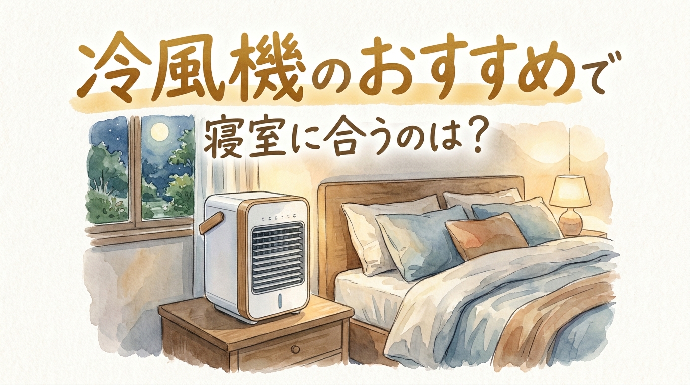 冷風機のおすすめで寝室に合うのは?